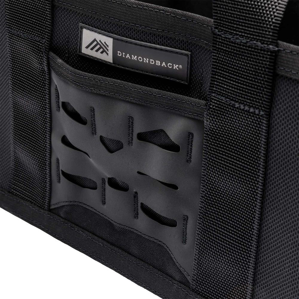 Diamondback Toolbelts Textured Vinyl and 1000D Nylon Baere Tote X, Black, large image number 9