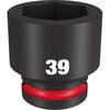 Milwaukee Impact Socket 3/4in Drive 39mm Standard 6 Point, small image number 1