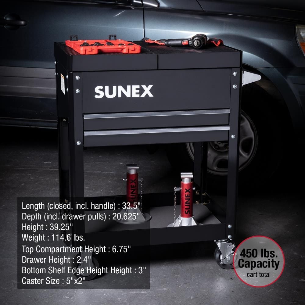 Sunex Compact Slide Top Utility Cart, large image number 5