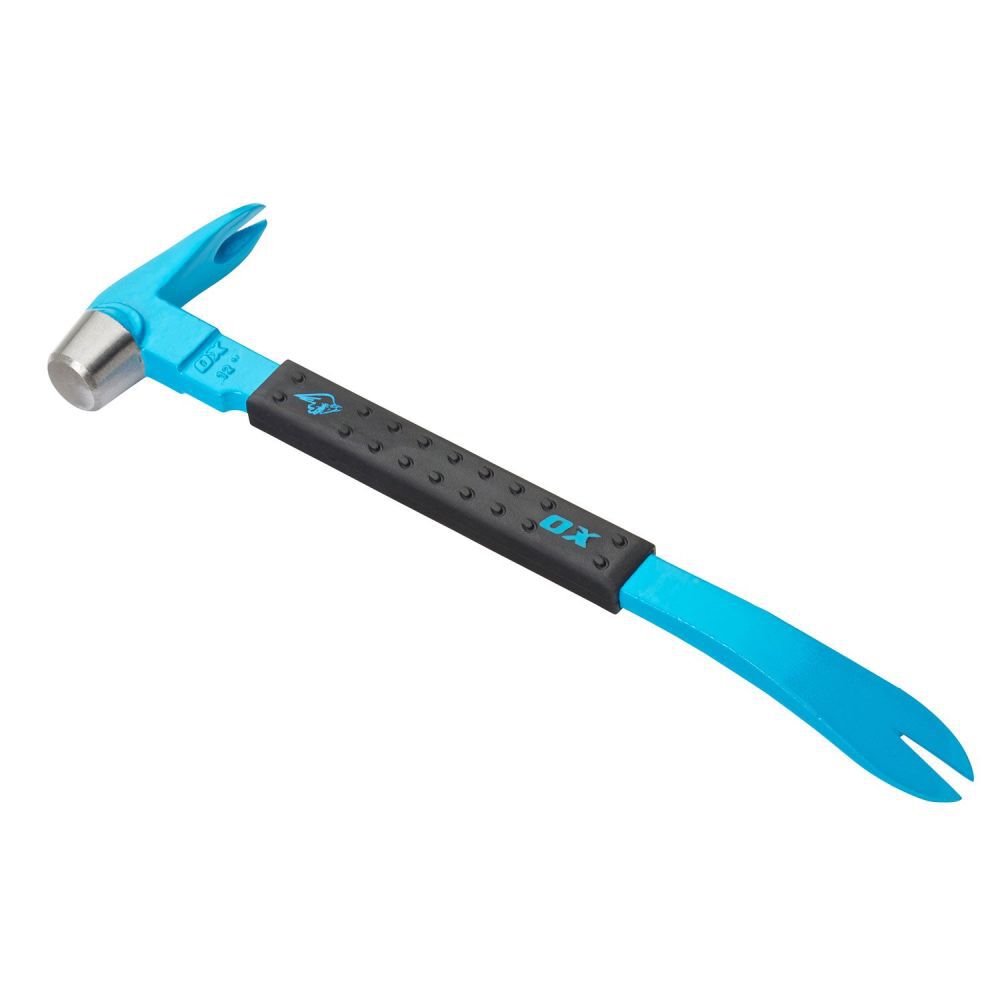 Ox Tools 12 Inch Length Forged Steel Head Pro Claw Bar with Non-Slip Handle, large image number 1