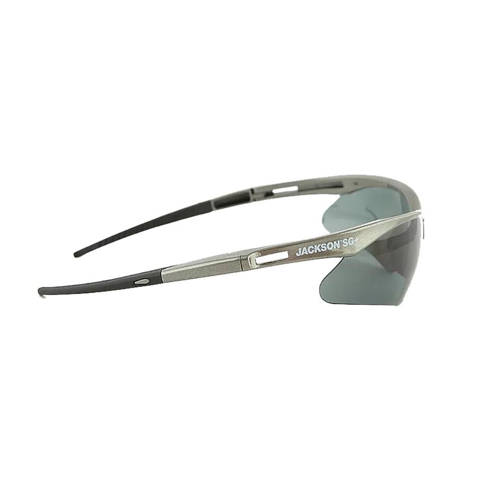 Jackson Safety Glasses Anti Scratch Coating Smoke Lens Gunmetal Frame, large image number 6