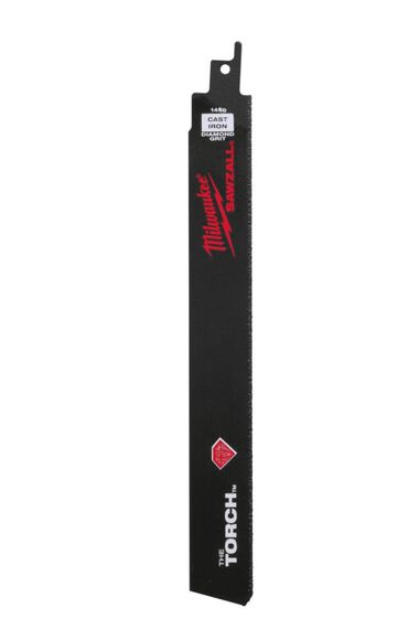 Milwaukee 9 in. Diamond Grit the Torch SAWZALL Blade, large image number 6