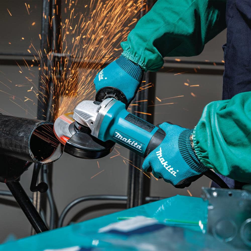 Makita 9558HP 5in Paddle Switch Angle Grinder with AC/DC Switch 9558HP ...