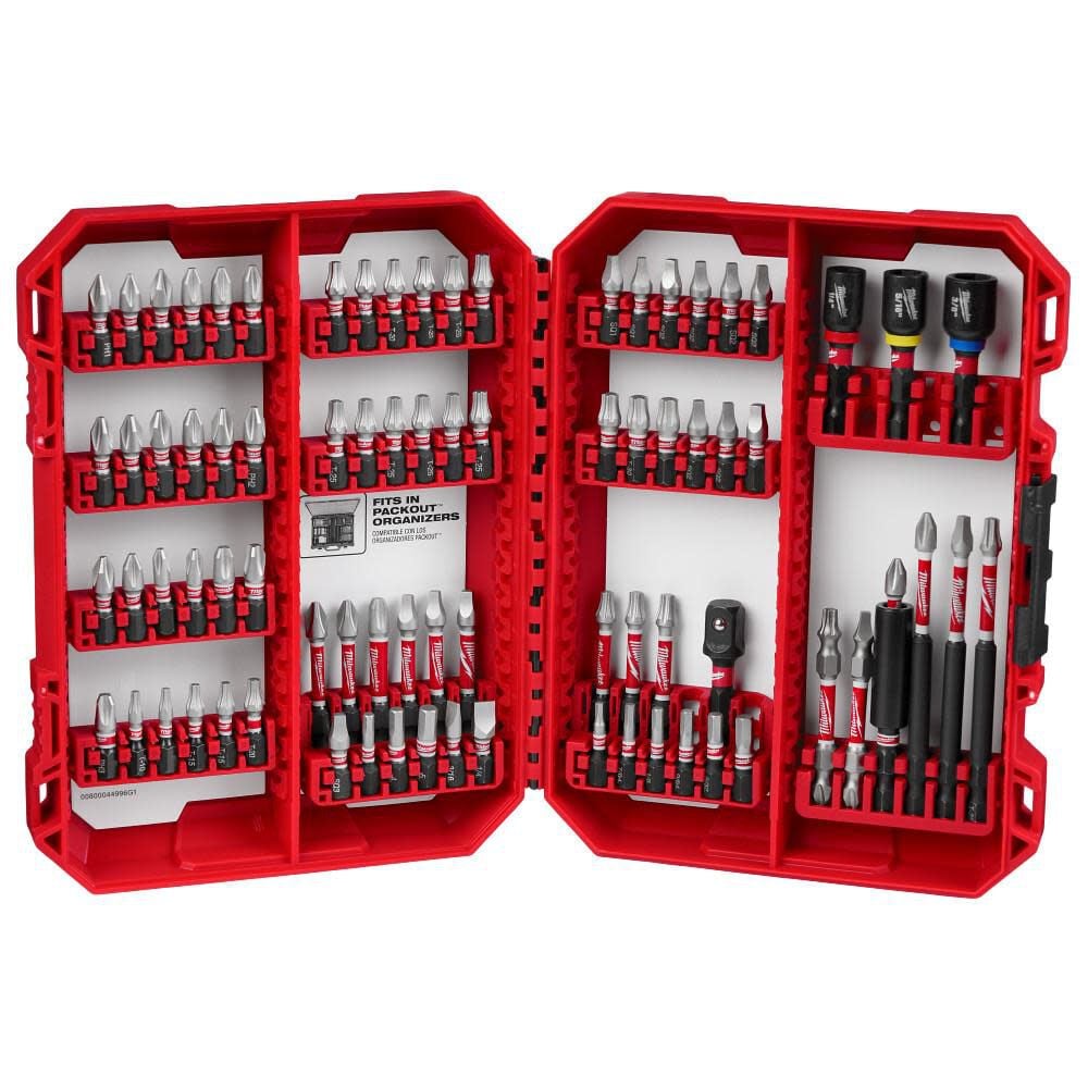 Milwaukee SHOCKWAVE Impact Duty Driver Bit Set 80pc 48-32