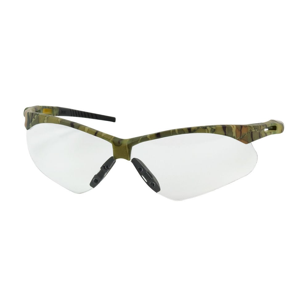 Protective Industrial Products Anser Semi-Rimless Safety Glasses with Camouflage Frame Clear Lens and Anti-Scratch Coating Including Neck Cord, large image number 2