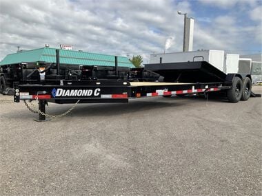 Diamond C 24 Ft. x 82 In. Low Profile Hydraulically Dampened Tilt Trailer
