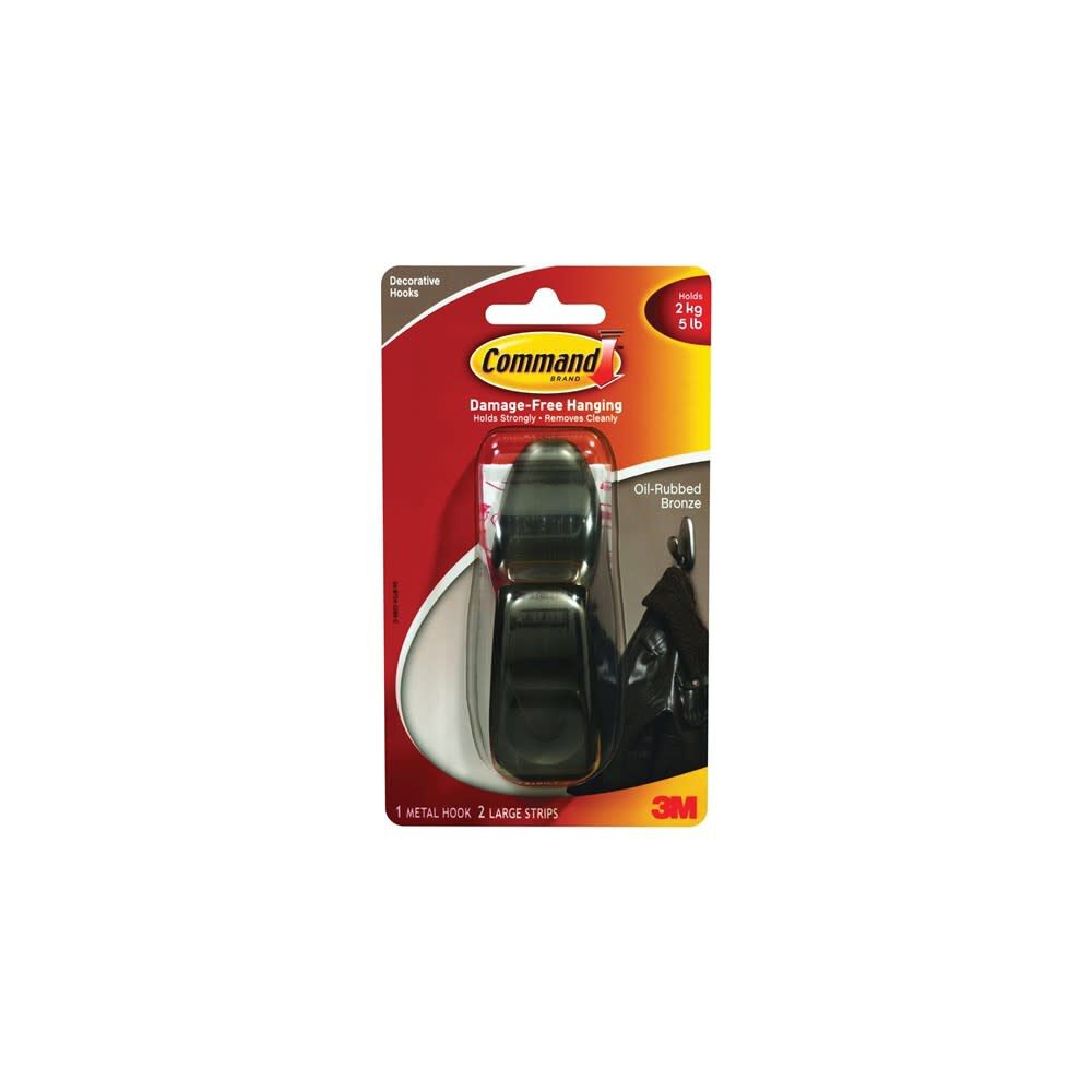 3M Command Large Forever Classic Oil Rubbed Bronze Metal Hook – 5403993