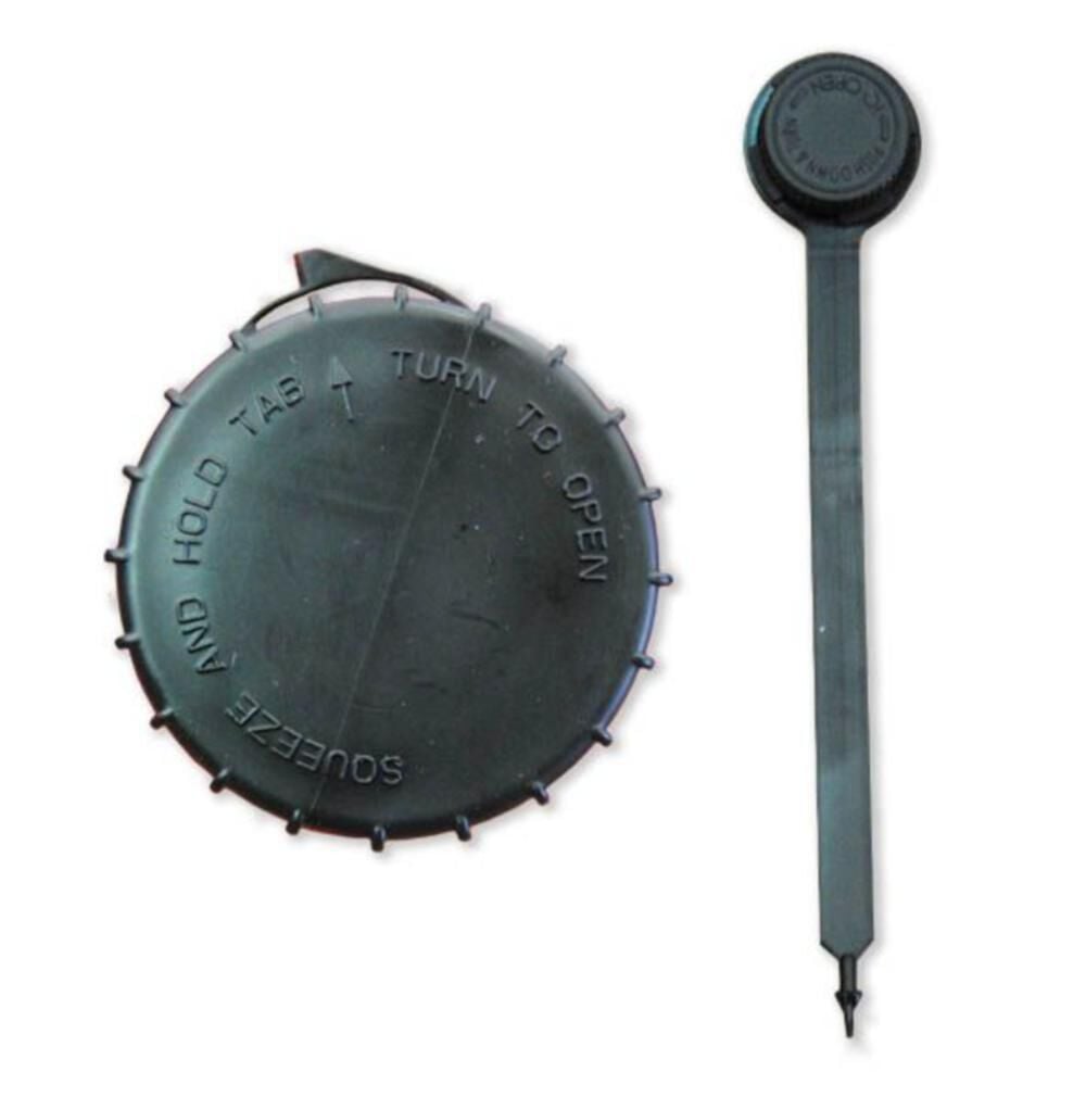 Surecan Replacement 2.2 Gallon Tether/Spout Cap & Back Cap, large image number 1