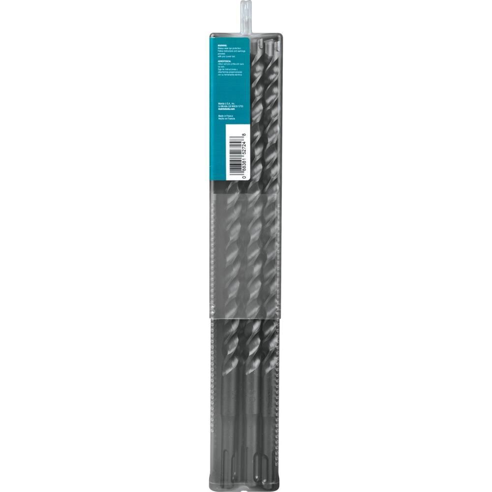 Makita 1/2in x 12in SDS-Plus Bit, 3-Cutter, 10pk, large image number 12