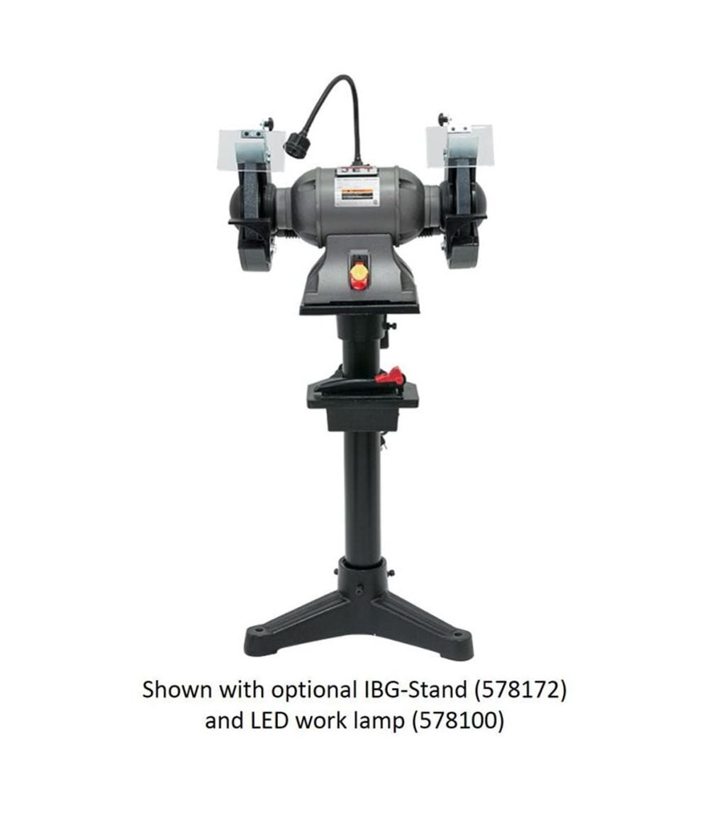 JET 8in Industrial Bench Grinder 1HP, large image number 2
