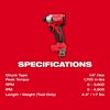 Milwaukee M18 Compact Brushless 1/4 Inch Hex Impact Driver (Bare Tool)-Reconditioned, small image number 5