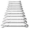 GEARWRENCH 11 Pc 120XP Universal Spline XL Ratcheting Combination SAE Wrench Set, small