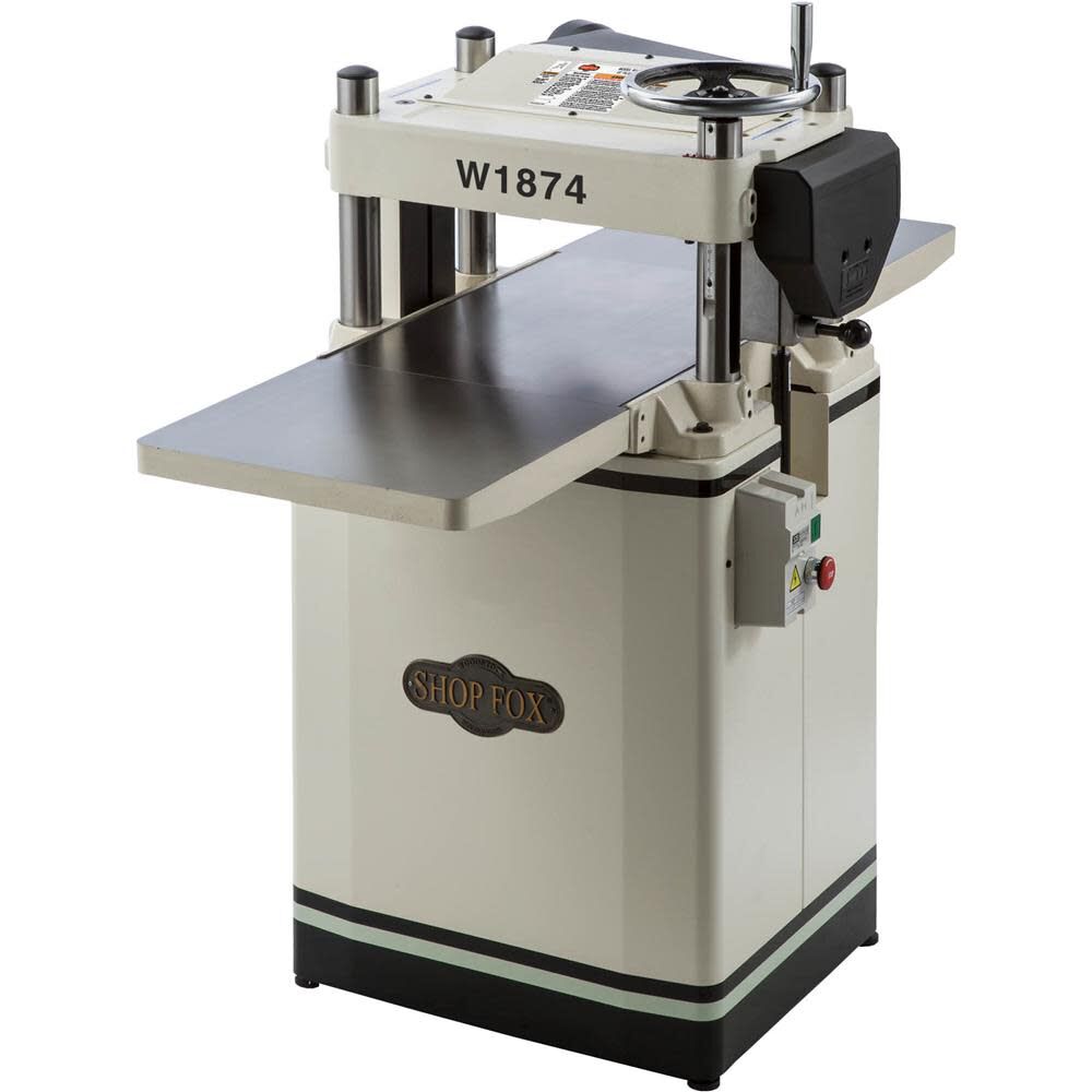 Shop Fox 230V 3HP 15in Fixed Table Planer with Helical Cutterhead, large image number 4