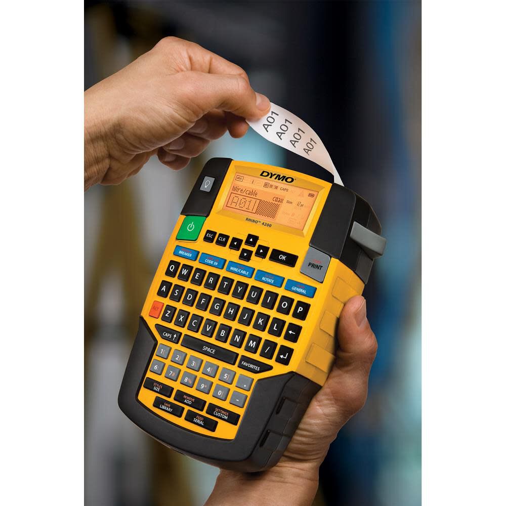 Rhino 4200 Industrial Label Maker 1801611 from DYMO - Acme Tools