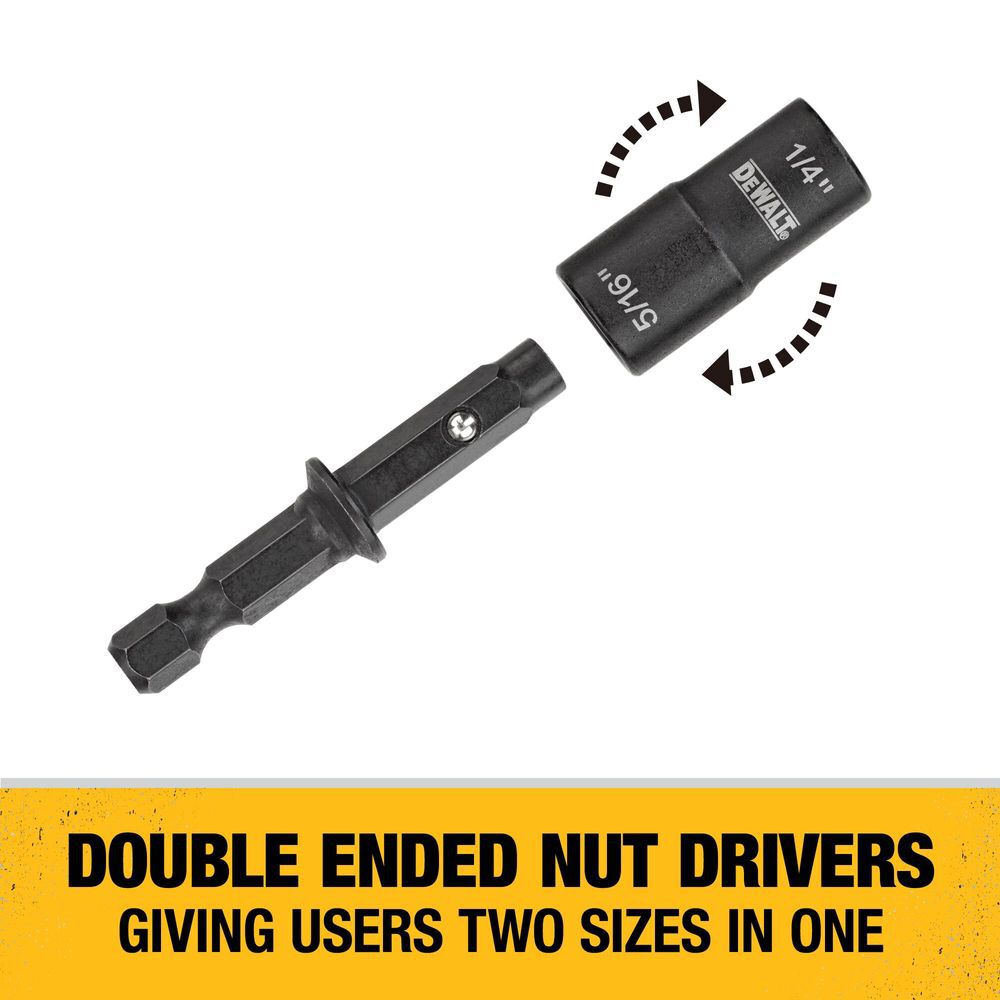 DEWALT Nut Driver 1/4 X 5/16 RVS, large image number 4