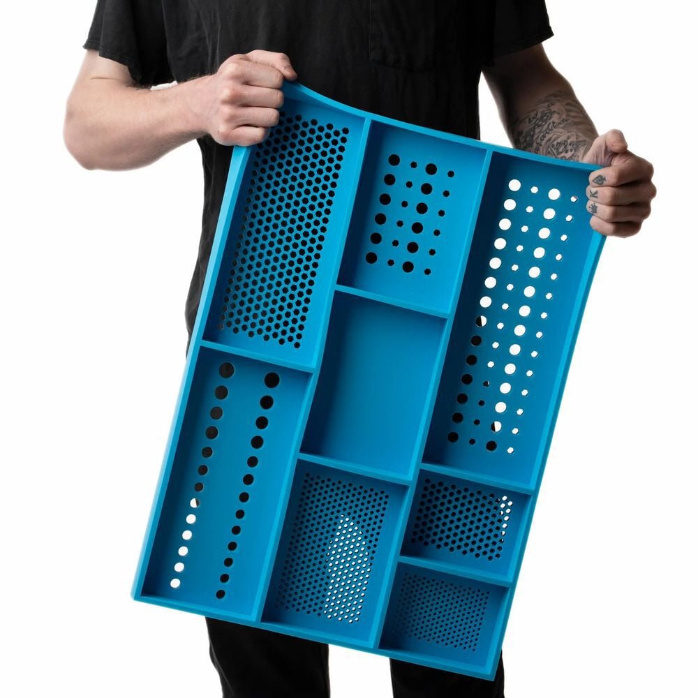 Boltster Top Box XL Fastener Organizing Tool Tray Blue, large image number 3
