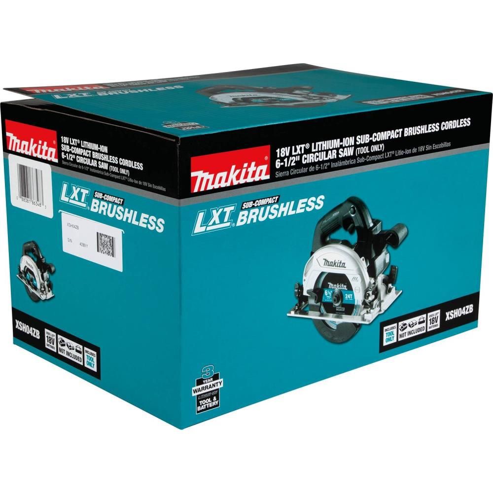 Makita 18V LXT Sub Compact 6 1/2in Circular Saw (Bare Tool), large image number 20