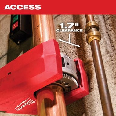 Milwaukee M12 Brushless 1-1/4 Inch to 2 Inch Copper Tubing Cutter Cordless (Bare Tool), large image number 3