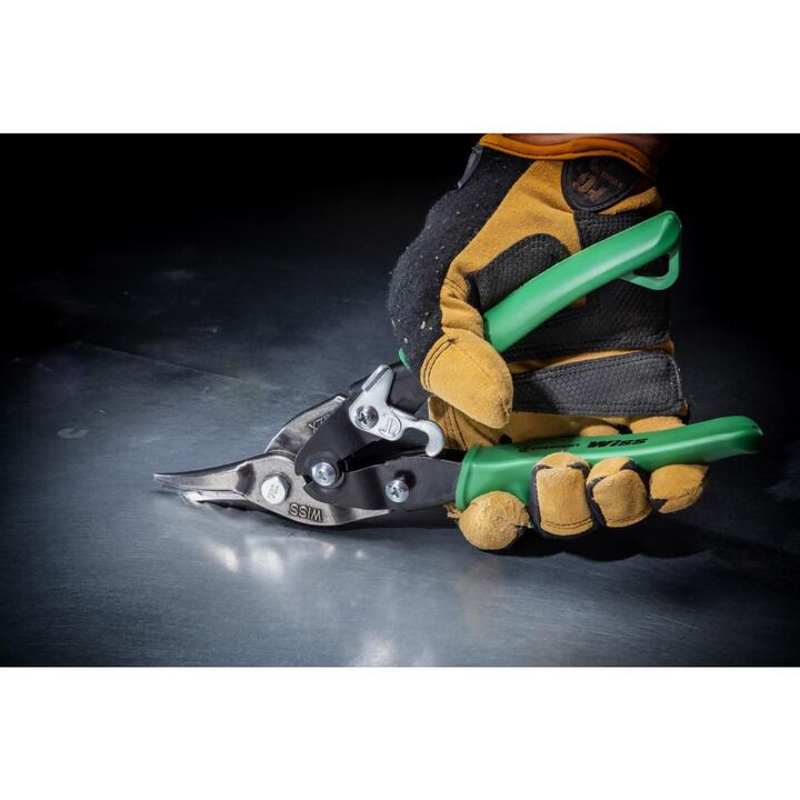 Crescent Wiss 9 3/4 Inch Compound Action Straight and Right Cut Aviation Snips, large image number 6