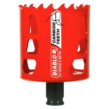 Diablo Tools 2-9/16in (65mm) Carbide-Tip Wood & Metal Holesaw