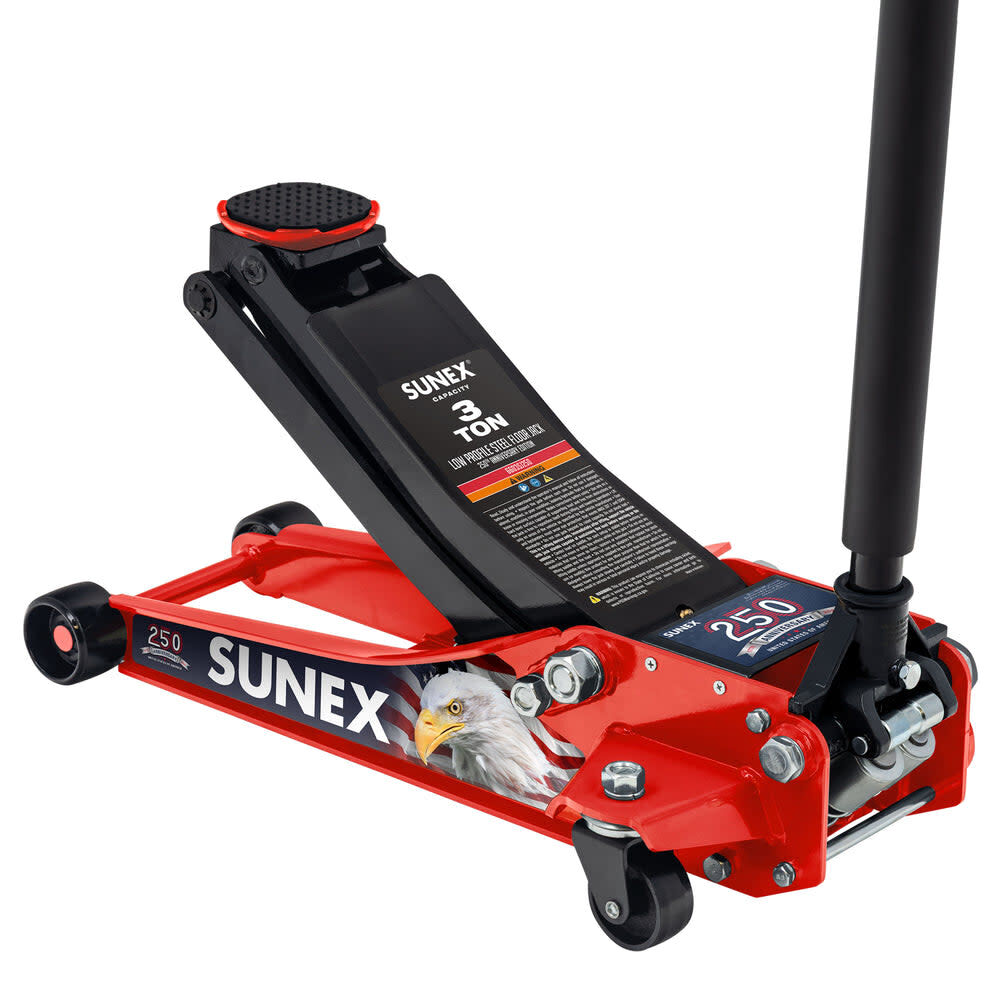 Sunex American Eagle 250th 3 Ton Low Profile Floor Jack, large image number 1
