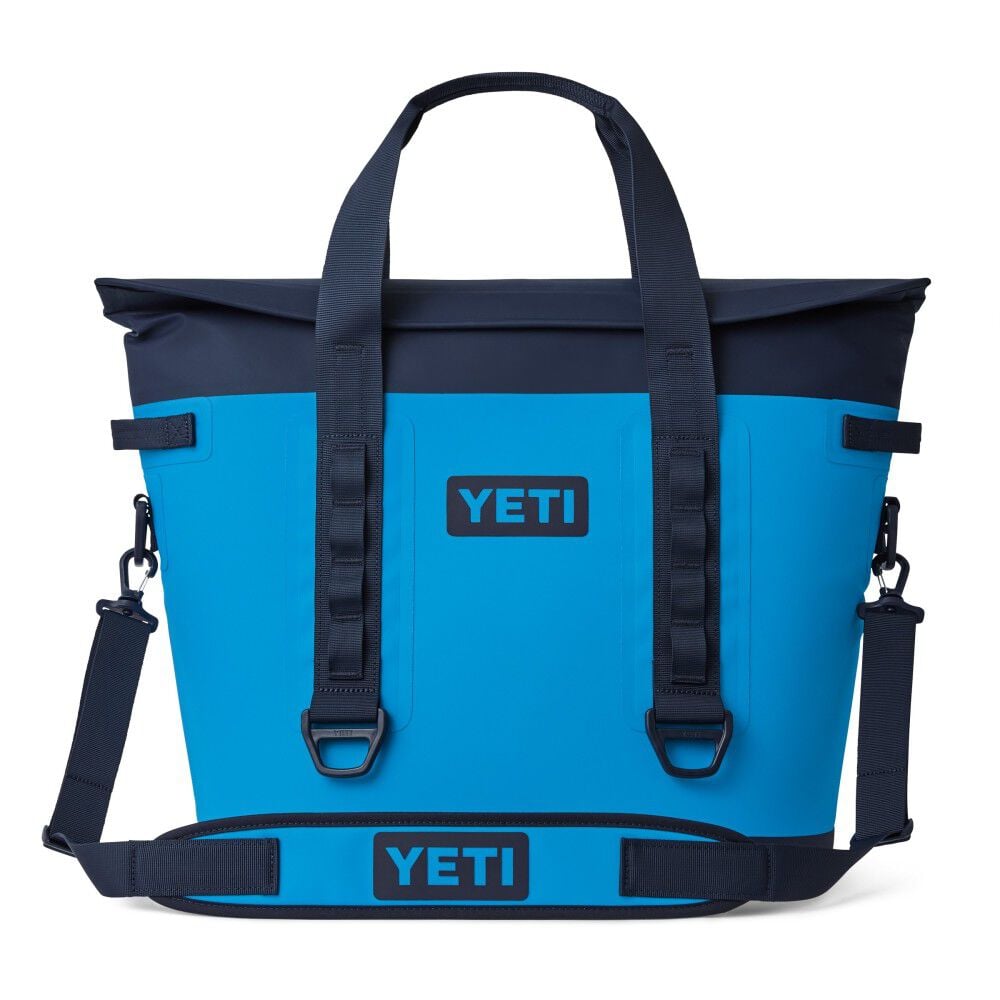 YETI Hopper M30 Soft Tote Cooler Big Wave Blue/Navy – 18060131395