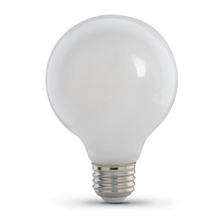 Feit Electric 40W G25 2700K Soft White Filament LED Bulb 3pk, large image number 0