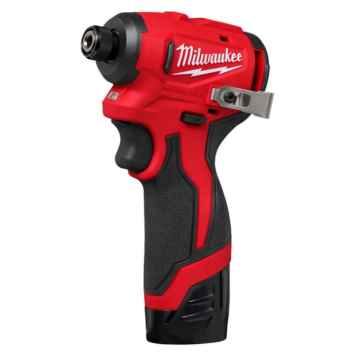 Milwaukee M12 Subcompact Brushless 1/4 Inch Hex Impact Driver Kit, large image number 8