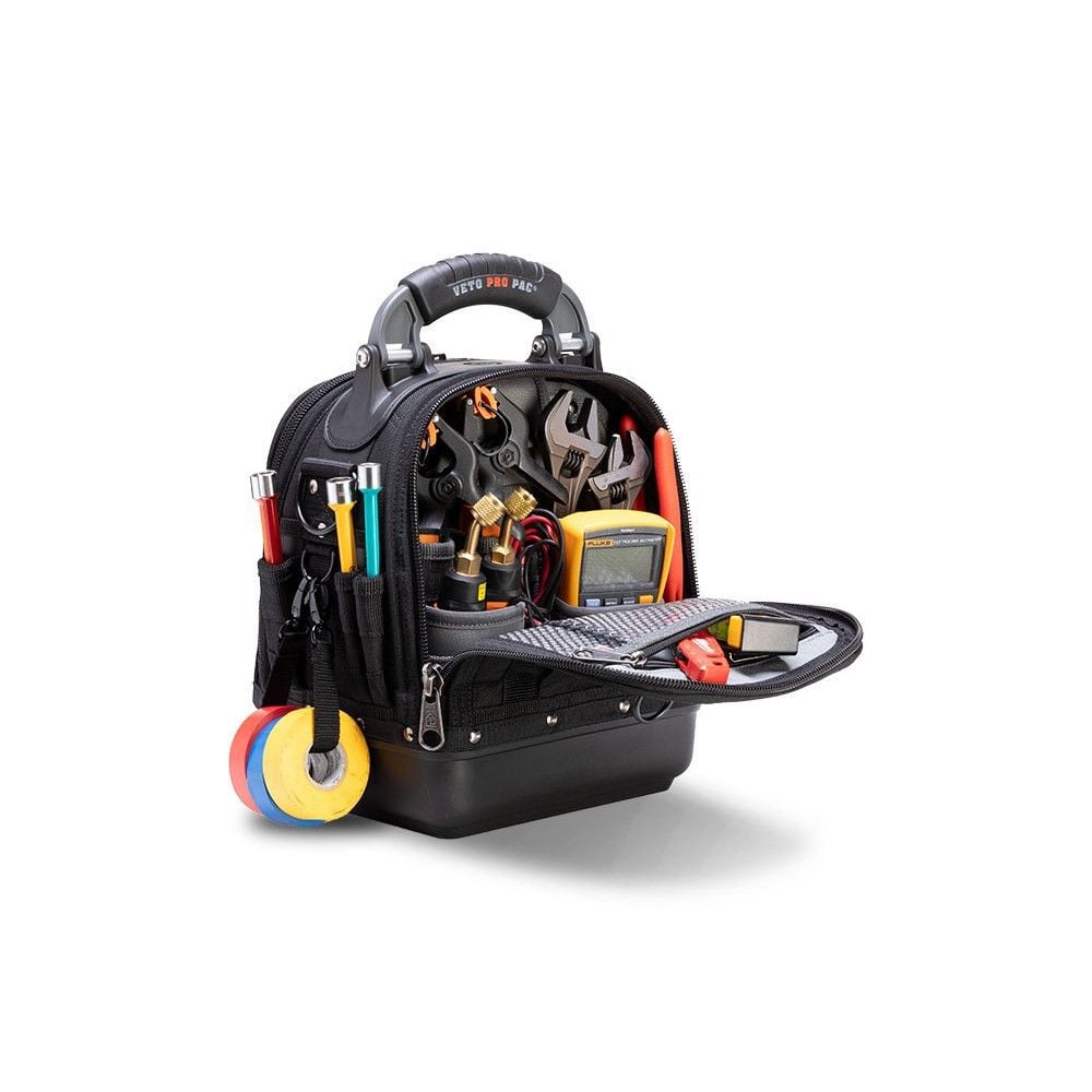 Veto Pro Pac Medium Sized & Compact Technicians Tool Bag, Black, large image number 3