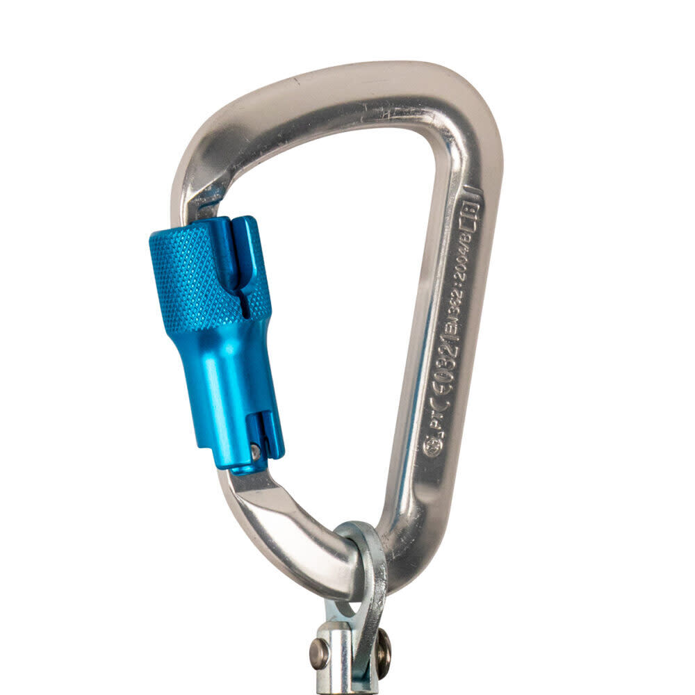 Safewaze Latitude Pro 7 Ft. Single Web SRL-P: Alu Carabiner, Alu Rebar Hook, large image number 2