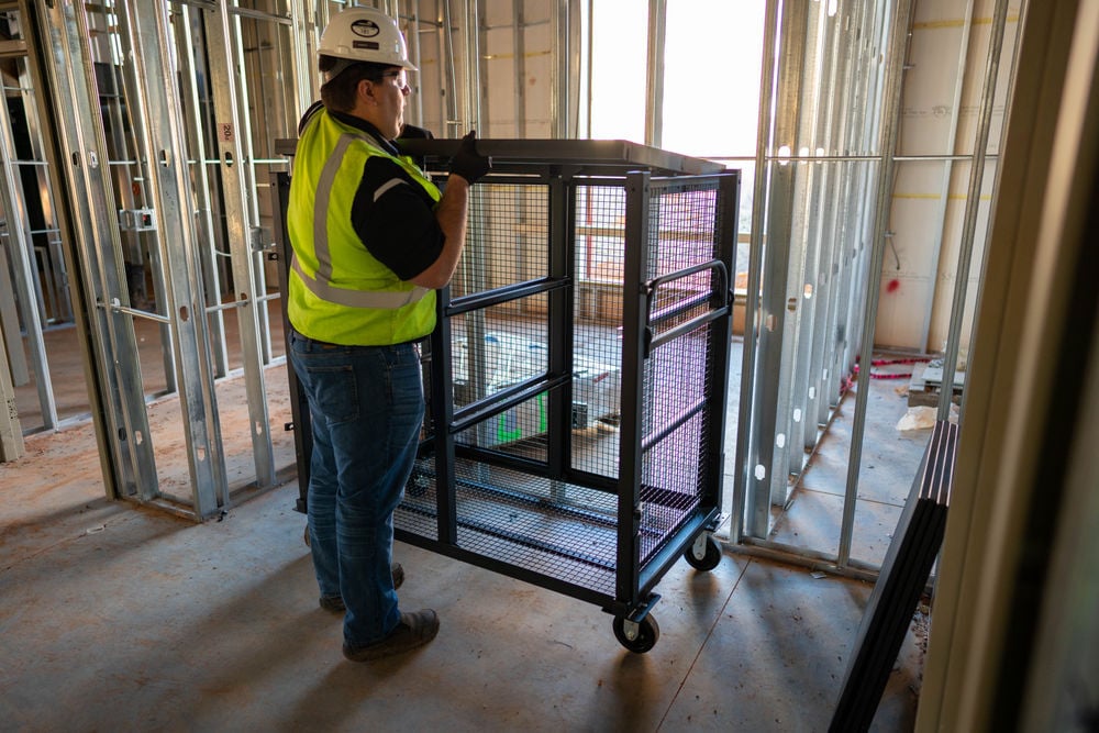 Southwire Caged Security Cart Knock Down Stor Mac 60in 1500lb Capacity, large image number 13