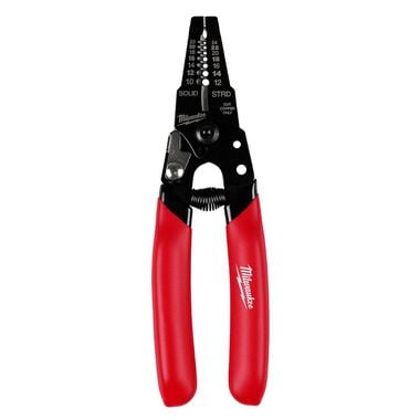 Milwaukee 10-24 AWG Compact Dipped Grip Wire Stripper & Cutter