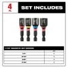 Milwaukee SHOCKWAVE Impact Duty 1-7/8inch Magnetic Nut Driver Set 4PC, small image number 2