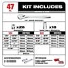 Milwaukee 47 pc. 1/2 in. Socket Wrench Set (SAE & Metric), small image number 2