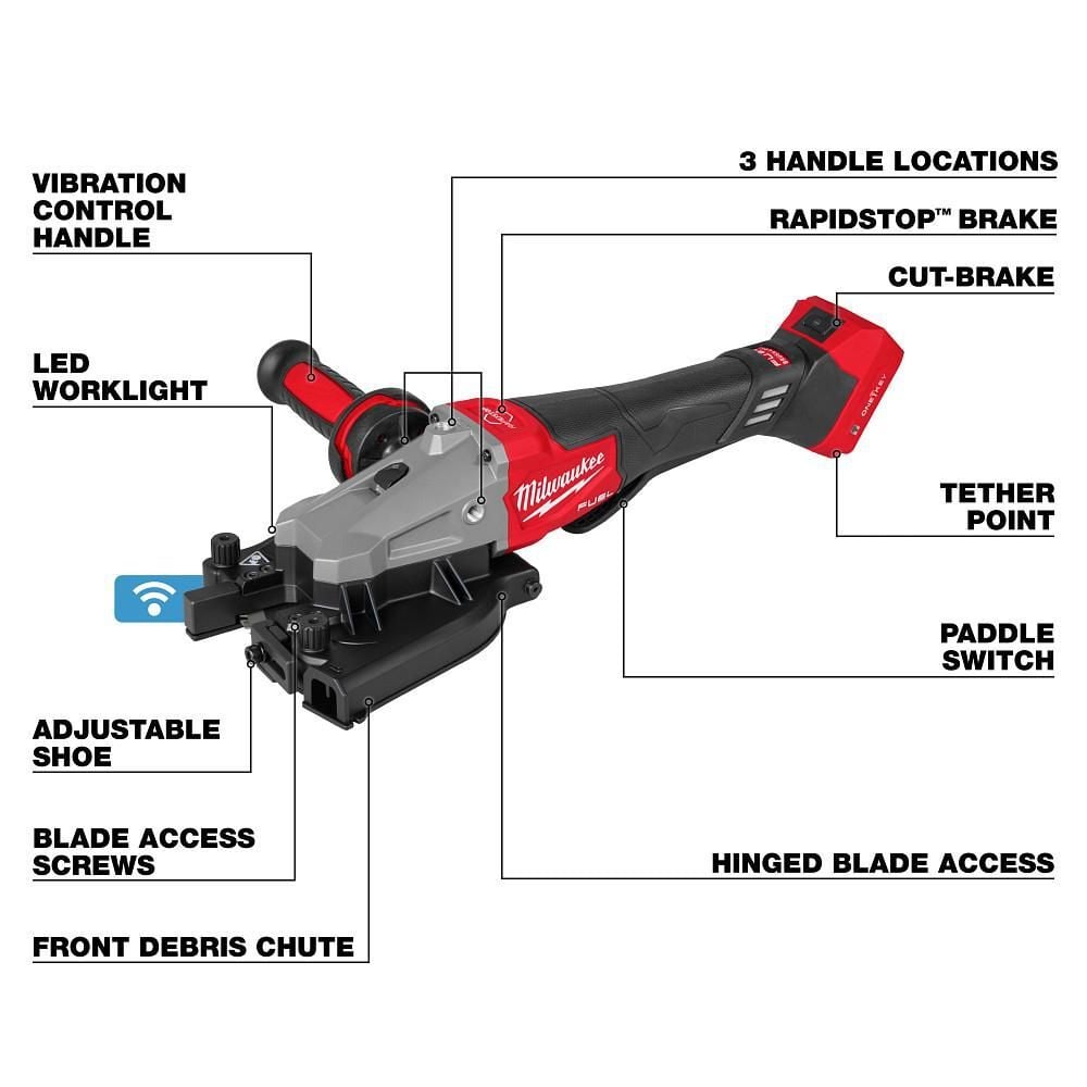 Milwaukee M18 FUEL #10 1-1/4 Inch Rebar Cutter (Bare Tool), large image number 3