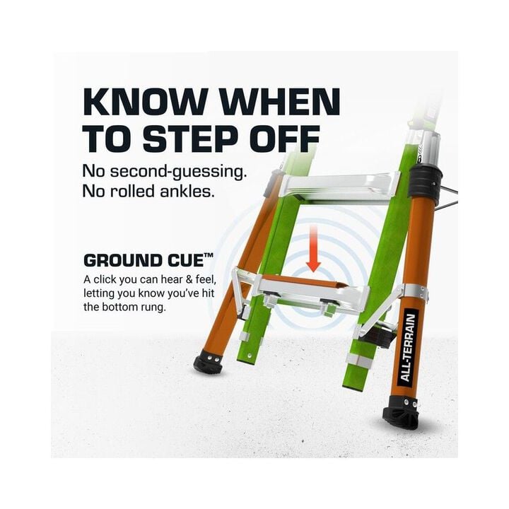 Little Giant Safety Adjustable Fortress 4-8 Ft All Terrain Grade ANSI IAA Step Ladder, large image number 4