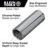 Klein Tools 7/8in Deep 12 Point 1/2in Drive Socket, small image number 2