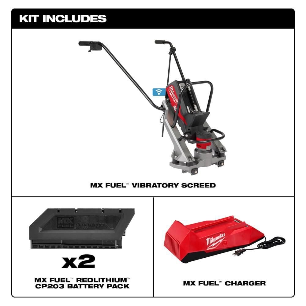 Milwaukee MX FUEL Vibratory Screed Kit, large image number 2