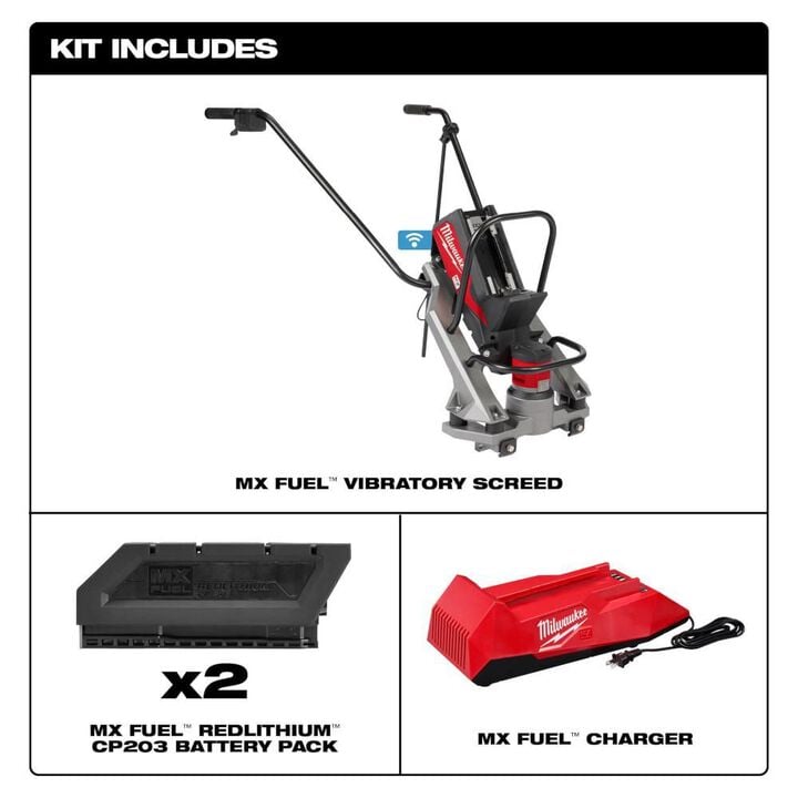 Milwaukee MX FUEL Vibratory Screed Kit, large image number 1
