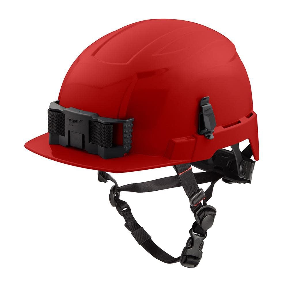 Milwaukee Red Front Brim Helmet with BOLT Class E, large image number 5