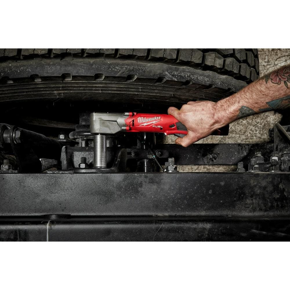 Milwaukee M12 FUEL 1/2inch Right Angle Impact Wrench with Pin Detent (Bare Tool), large image number 10