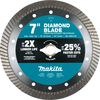 Makita 7 Inch Turbo Rim Diamond Blade for Concrete and Stone, small image number 1