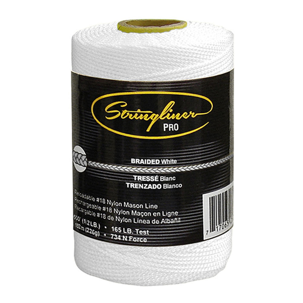 Stringliner #18 Construction Line Braided White 1000 ft, large image number 2