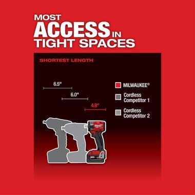 Milwaukee M18 FUEL 1/2 Compact Impact Wrench with Pin Detent, large image number 4