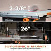 Evolution Power Tools R10TBLX Multi-Material 10 Inch Table Saw with Wheeled Scissor Stand, small image number 5