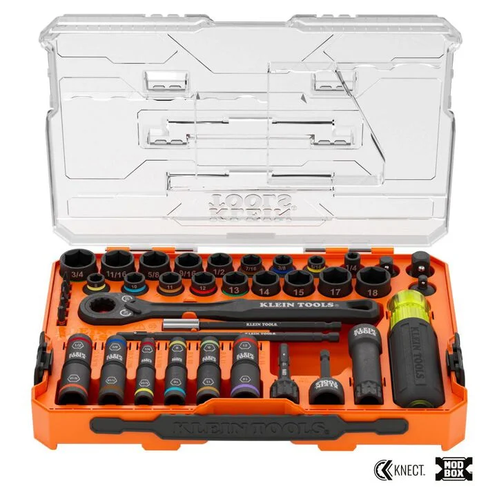 Klein Tools KNECT Impact Socket Set, 39 Pc