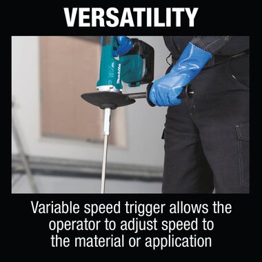 Makita 18V LXT Lithium-Ion Brushless Cordless 1/2in Mixer (Bare Tool), large image number 8