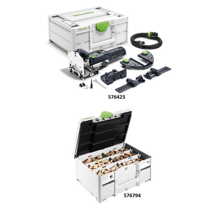 Festool Domino Joiner DF500 Q-Set, Tenon Assortment DS Beech Range Bundle, large image number 1