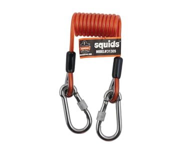 Ergodyne Squids 3130M Coiled Cable Lanyard- 5 Lb., large image number 0