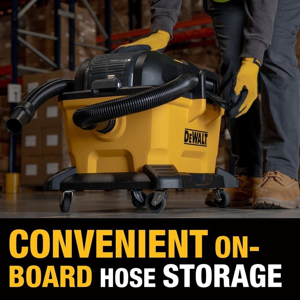 DEWALT 20V 6 Gallon 4 HP Cordless Wet/Dry Vacuum, large image number 6